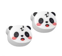 Tapas de agarre de silicona para Switch2, fundas antideslizantes para palanca de pulgar con diseños divertidos: panda, tiburón, pata de gato, patrones de flores, fundas protectoras suaves para