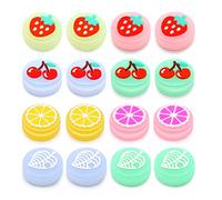 Tapas de agarre para pulgar, empuñaduras para pulgar, VGBUS Joystick Cap Funda de silicona suave compatible con Nintendo Switch y Joy-Con Controlle 16 piezas.