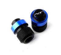 Tapas De Aire De Válvula De Neumático De Almohadilla De Ampliación De Soporte Lateral De Pie De Pata De Cabra CNC De Motocicleta Para NT1100 NT 1100 Nt1100 2022 2023(Blu,3)