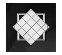 Tapas de alcantarilla, For entrada, hecho de acero inoxidable, adecuado for diversos entornos al aire libre a largo plazo(50 * 50 * 5cm/19.6 * 19.6 * 1.96in)