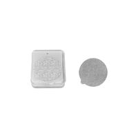 Tapas de aluminio de 59/62 mm con caja de almacenamiento, tapa sellada for cápsulas de café, compatible con máquina(50PCS 59MM Seals)