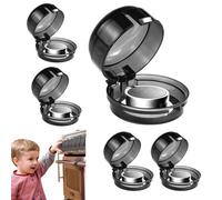 Tapas de botón del horno a prueba de | Niño - Bloqueo de horno infantil Vista clara - Bloqueo de Kilnings adhesivos, tamaño, tapas de botón de horno para