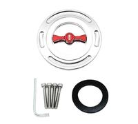 Tapas De Combustible Para S1000RR S1000R S1000XR HP4 HP2 Accesorios De Modificación De Aleación De Aluminio CNC Cubierta De Gasolina Combustible Para Motocicleta(Silver Red)