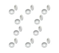 Tapas de Cubierta de Tornillo con Bisagras, 10 Pcs Cubiertas a Presión de Tornillo Plegable, Tapas de Plástico con Bisagras para Tornillos, Tapas Abatibles para Arandelas, para Muebles, Carpintería
