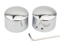 Tapas de cubierta de tuerca de eje delantero de motocicleta, perno de aluminio(A)