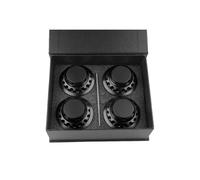 Tapas de Cubo de Rueda de 75 mm Tapa de Cubo de Centro de Rueda A1714000025 A2204000125 B66470200 para - ACE Slk Class Negro