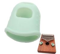 Tapas de dedos - Guardianes de dedos de silicona, fundas acolchadas protectoras | Ghoule accesorio del instrumento musical, revestimiento protector del pulgar de amortiguación de sonido