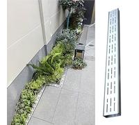 Tapas de desagüe de Canal de Acero Inoxidable con Rejilla extraíble - Filtros lineales duraderos para canaletas de Drenaje Exterior, diseño Resistente para una gestión eficaz del Agua.