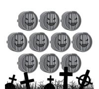 Tapas de enchufes, tapas de enchufes eléctricos, 10 cubiertas para enchufes Ghost Smile, protección protectora para enchufes de seguridad domésticos, protectores de enchufes a prueba de niños para