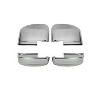 Tapas de espejo retrovisor para VW Crafter 2017-2025, cromo, ABS, plata, 4 piezas