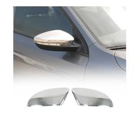 Tapas de espejo retrovisor para VW Eos 2010-2015 FL acero inoxidable plata 2 piezas