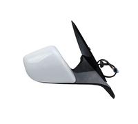 Tapas de espejos laterales Conjunto de espejo lateral puerta 13 cables para Tesla para modelo Y 2020-2024 blanco con deflector(Left)