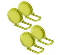 Tapas de germinación con soporte para tarros de boca ancha, kit de germinación de plástico de grado alimenticio con soporte para el hogar, jardín, brotes de brócoli, alfalfa, brotes de brócoli, verde
