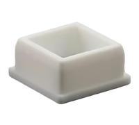tapas de goma, Tapones flexibles de cubiertas sellado cuadradas 8 uds, tapones silicona blancos for orificios, resistencia al agua for tubo(30.6mm)