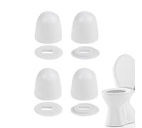 Tapas de inodoro, 4 Piezas/Ajuste El Empuje en Tapas para Pernos de Inodoro | Cubiertas para Pernos de Peaje, Cubiertas para Pernos de Inodoro Decorativos Tapas Decorativas para El