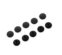 Tapas de la cubierta del perno de tuerca, 10 Uds. Tapa de tornillo for vástago bicicleta montaña carretera plegable M5 tornillos hexagonales tapa accesorios ciclismo(Black)