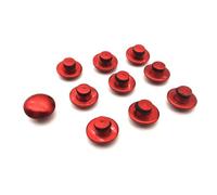 Tapas de la cubierta del perno de tuerca, 10 Uds Universal perno con cabeza hexagonal tornillo tuerca tapa de M8 8MM M10 10MM M6 6MM(Rojo,M10)