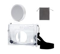 Tapas de lente de aluminio para cámara EVO, tapas rápidas y sencillas con cubierta de cámaras, conserva la calidad fotográfica al aire libre