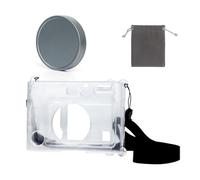 Tapas de lente de aluminio para cámara EVO, tapas rápidas y sencillas con cubierta para cámaras, conservan fotos