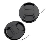 Tapas de lente para lentes de cámara de 14-24 mm 2.8 S 112, calcomanías a prueba de polvo, cubiertas protectoras con cordón de repuesto