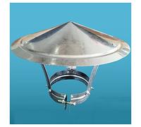 Tapas de Lluvia para chimeneas, Tapa de Lluvia ventilada para chimeneas, Cubierta de Escape Redonda Resistente a la Intemperie, Ajustable 21 cm x 40 cm, reemplazo Casas de Camp