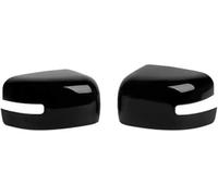 Tapas de los espejos laterales Para Jeep Para Renegade 2016-2021 ABS cubierta de espejo retrovisor decoración pegatinas protectoras accesorios 1 par de cubiertas de repuesto(1 Pair Black)