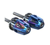 Tapas De Manillar Para BD300 Para Rock300 Mango De Motocicleta Manillar Enchufe Agarre Equilibrio Tapa(Blue)