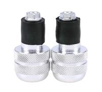 Tapas De Manillar Para CB600F Para CBF600 Para CBR125R Para CBF125 7/8 "22 Mm Accesorios De Motocicleta Manillar Extremo La Barra Tapa Del(Silver)