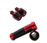 Tapas De Manillar Para Monster 696 795 796 797 821 937 S2R 800 Accesorios De Motocicleta Tapa Extremo Barra Mango Manual Aluminio(Red-C)