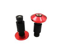 Tapas De Manillar Tapa De Empuñaduras Manillar, Mango Aluminio, Extremo Barra, Accesorios Motocicleta(Red)