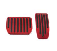 Tapas De Pedal De Pie, Cubierta De Pedal De Reposapiés De Freno De Acelerador De Coche De Acero Inoxidable Para Tesla Para Highland 2024 cubierta pedal acelerador(rojo)
