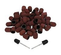 Tapas de perforación de uñas Capas de lijado 120 Granhish Pinehishing Bands Manicure Tool El conjunto de herramientas incluye mandreles para el cuidado del arte de las uñas