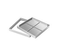 Tapas de registro, Tapa cuadrada for tanque séptico con base(40 * 40 * 8cm/15.7 * 15.7 * 3.14in)