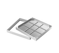 Tapas de registro, Tapa cuadrada for tanque séptico con base(50 * 50 * 8cm/19.6 * 19.6 * 3.14in)