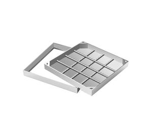 Tapas de registro, Tapa cuadrada for tanque séptico con base(70 * 70 * 8cm/27.5 * 27.5 * 3.14in)