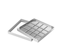 Tapas de registro, Tapa cuadrada for tanque séptico con base(80 * 80 * 5cm/31.4 * 31.4 * 1.96in)