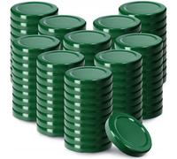 Tapas de rosca KADAX fi53 mm, para tarros de conserva, 100 unidades, verde
