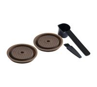 Tapas de silicona reutilizables para cápsulas, accesorios de elaboración casera, cubiertas de café, 2 uds
