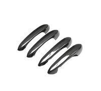 Tapas de soporte para pomo de puerta exterior de coche, de fibra de carbono auténtica, Compatible con BMW Serie 3, G20, G22, G30, G31, G38, G32, G11, G12, G14, G15, G16, M5 y F90.(4 doors 1 set)