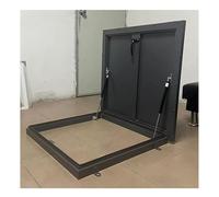 Tapas De Techo Comerciales, Acero Galvanizado Trampilla De Acceso Al Techo Para Mantenimiento De Techos, Tapa De Accesos De Emergencia Para Claraboyas, Tapa De Entrada Al Techo(Grey,85x95cm)