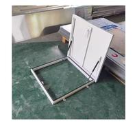 Tapas De Techo Comerciales, Acero Galvanizado Trampilla De Acceso Al Techo Para Mantenimiento De Techos, Tapa De Accesos De Emergencia Para Claraboyas, Tapa De Entrada Al Techo(Blanco,60x60cm)