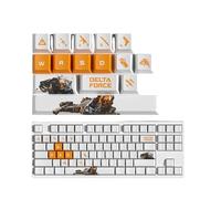 Tapas de teclado (Delta Force)(15) Teclas mecánicas para introducir teclas, teclado numérico, teclas personalizadas grabadas con láser con cualquier teclado mecánico (KaiSilva)
