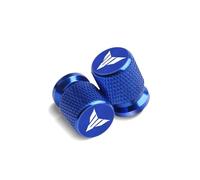 Tapas de válvula de neumático for Motocicletas MT09, MT07, MT10, MT03, XSR700 y XSR900(Blue)
