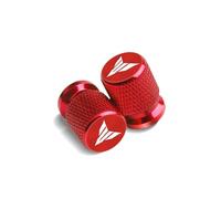 Tapas de válvula de neumático for Motocicletas MT09, MT07, MT10, MT03, XSR700 y XSR900(Red)