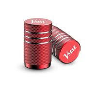 Tapas de válvulas de Motocicleta para VMAX R1 R2 R3 R6 YFM 600 700 300 R 1200 Accesorios para Tapas De Válvulas Neumáticos Y Ruedas CNC para Motocicleta(Red1)