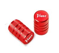 Tapas de válvulas de Motocicleta para VMAX R1 R2 R3 R6 YFM 600 700 300 R 1200 Accesorios para Tapas De Válvulas Neumáticos Y Ruedas CNC para Motocicleta(Red3)