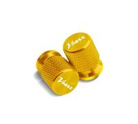 Tapas de válvulas de neumáticos para V-MAX 1200 1700 2009-2022 Tapas de válvula Aire aleación Aluminio para neumáticos(Gold)