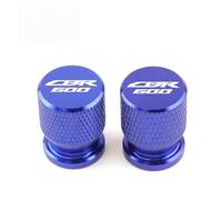 Tapas de válvulas para neumáticos de Motocicleta para Hon@&da CBR600 F2 F3 F4 F4i Sport/F CBR 600 600F CBR600F CBR600 Tapas De Válvulas De Neumáticos Y Ruedas CNC para Motocicletas(Blue)