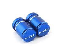 Tapas de válvulas para neumáticos de Motocicleta para KYMCO K-XCT KXCT K XCT 125 300 400 Nikita 200/300I Accesorios CNC para Motocicleta Tapones para Válvulas De Neumáticos De Ruedas(Blue)