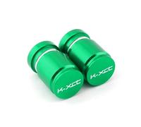 Tapas de válvulas para neumáticos de Motocicleta para KYMCO K-XCT KXCT K XCT 125 300 400 Nikita 200/300I Accesorios CNC para Motocicleta Tapones para Válvulas De Neumáticos De Ruedas(Green)